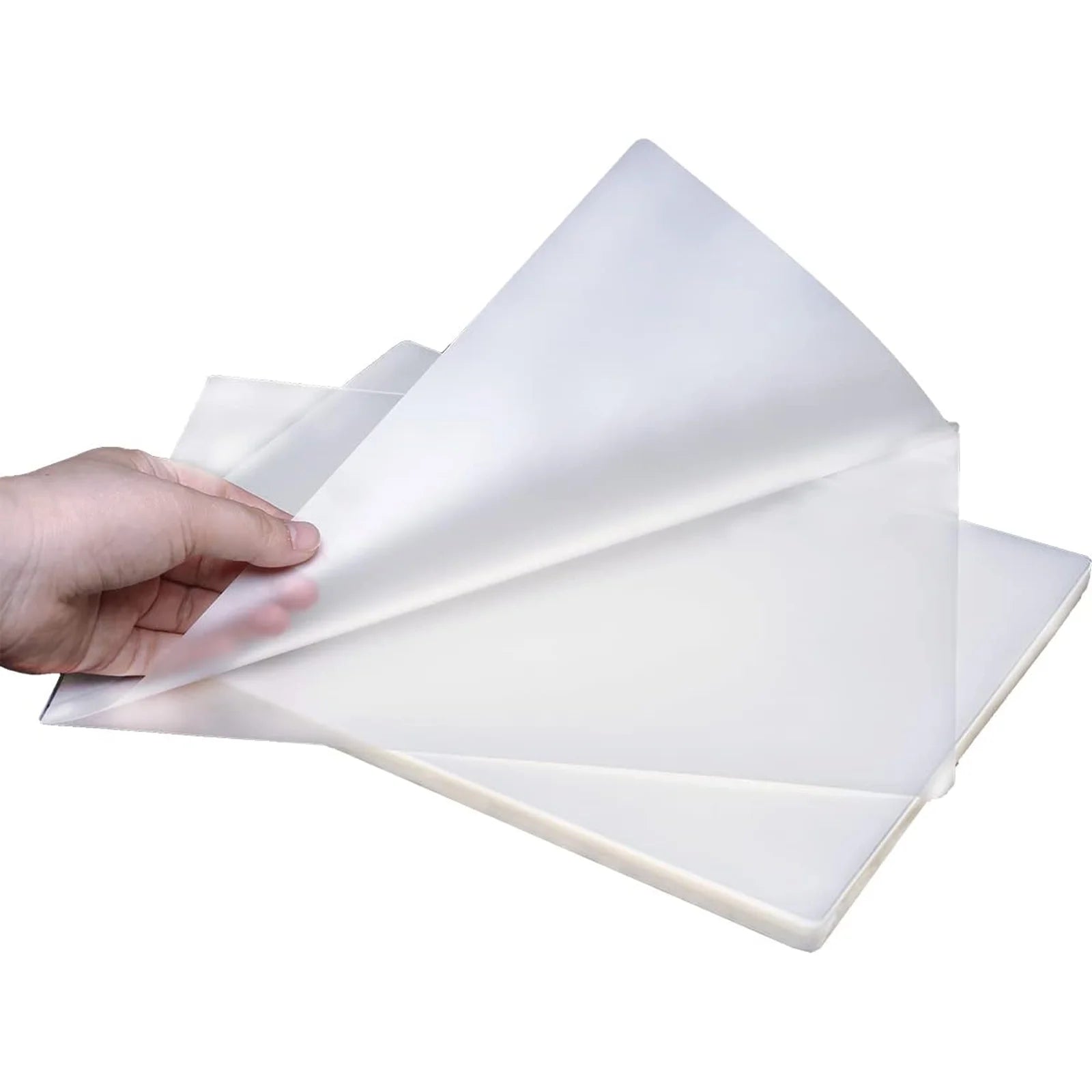 100-Pack Thermal Laminating Sheets (A4 / 3R–5R) – 60 Mic Clear Round-Corner Pouches | Crystal Clear Document Protection Film for All Laminator Machines