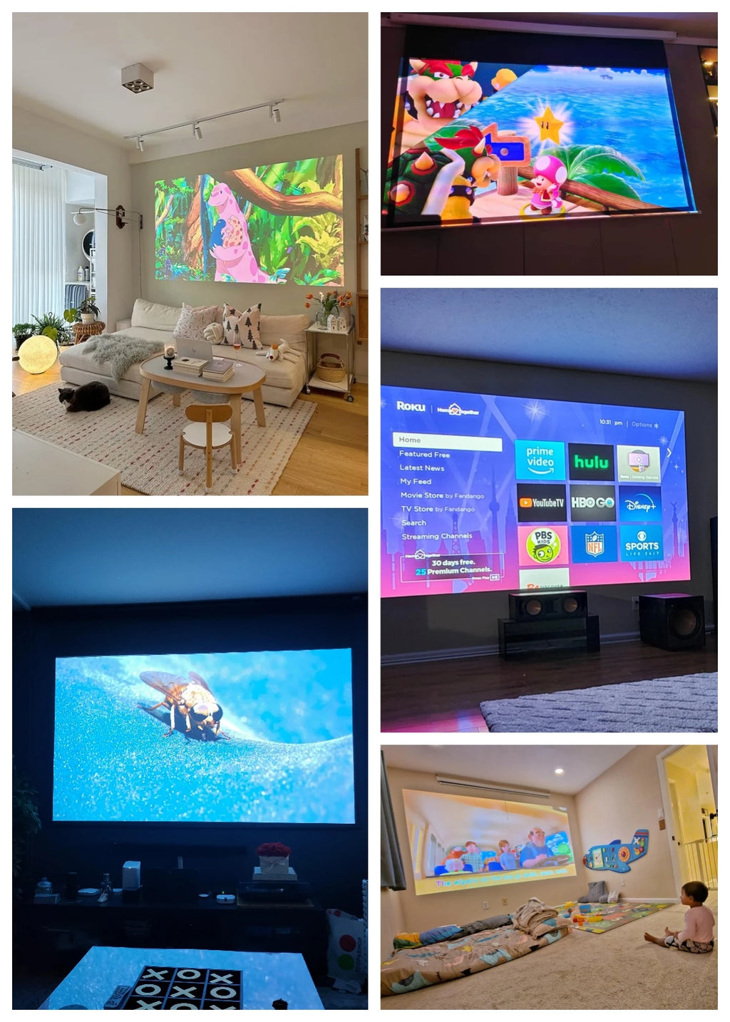CinemaX A8 Google TV 4K Smart Projector