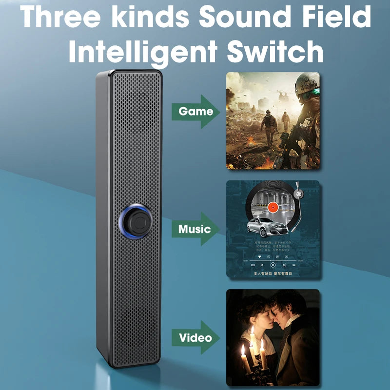 HOMEFISH Computer Desktop High-quality Bluetooth Wired Dual-purpose High-volume Microphone Two-in-one Speaker