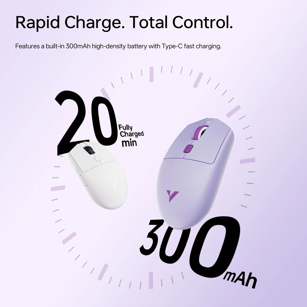 VXE Dragonfly V3 Pro 4-Mode Wireless Gaming Mouse – Ultra-Lightweight