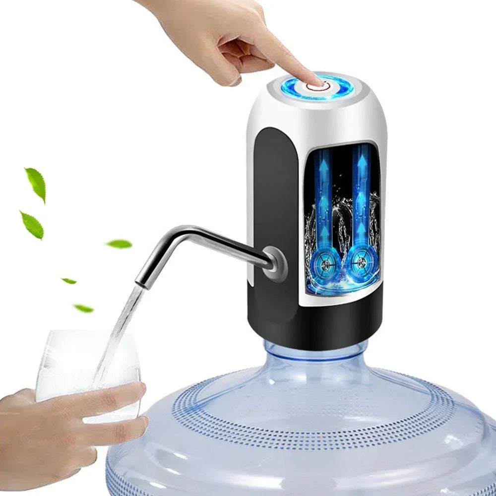 PumpEasy USB Rechargeable Electric Water Dispenser Pump – For 5 Gallon Bottles