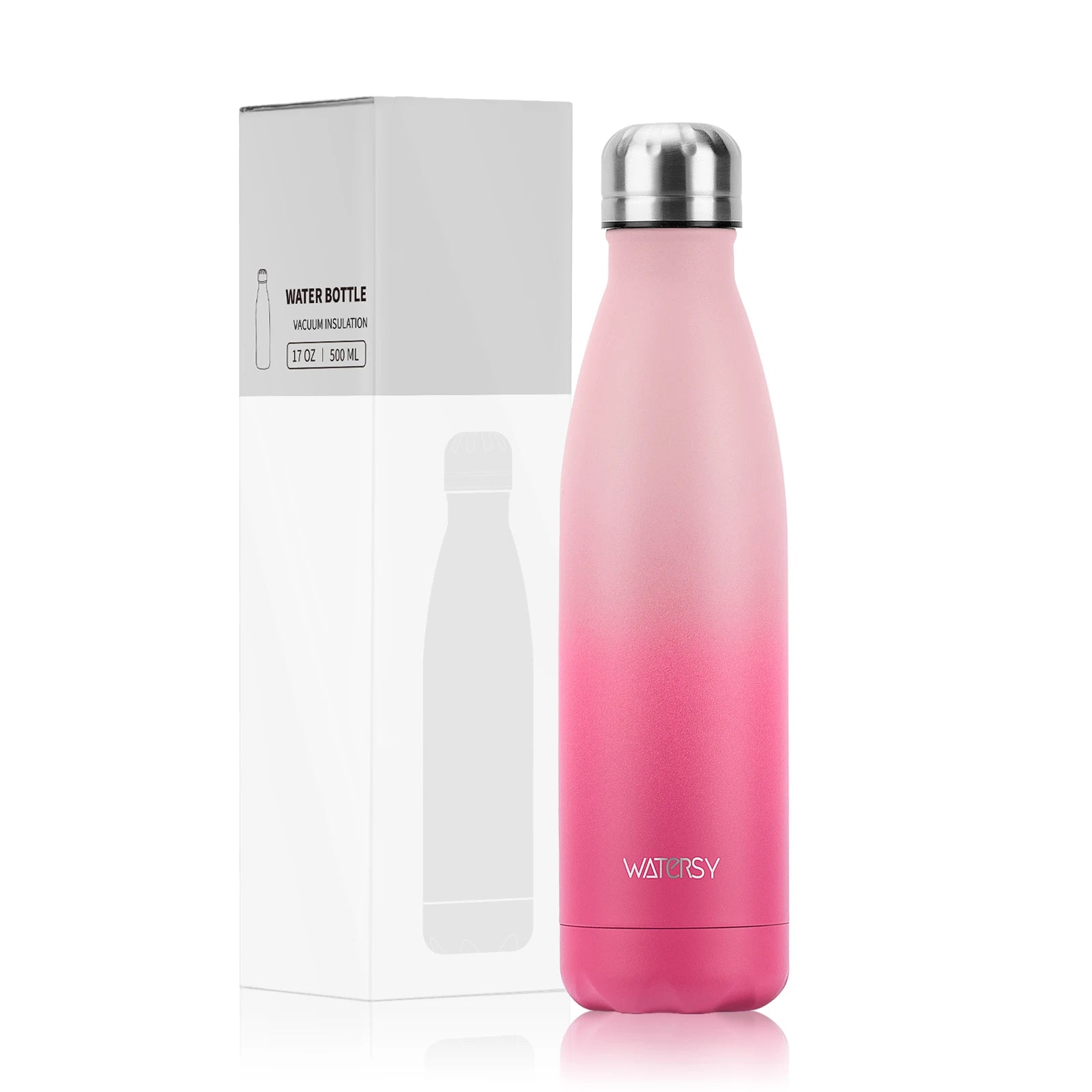 WATERSY 500ml Stainless Steel Vacuum Flask – Insulated Thermos for Coffee & Sport