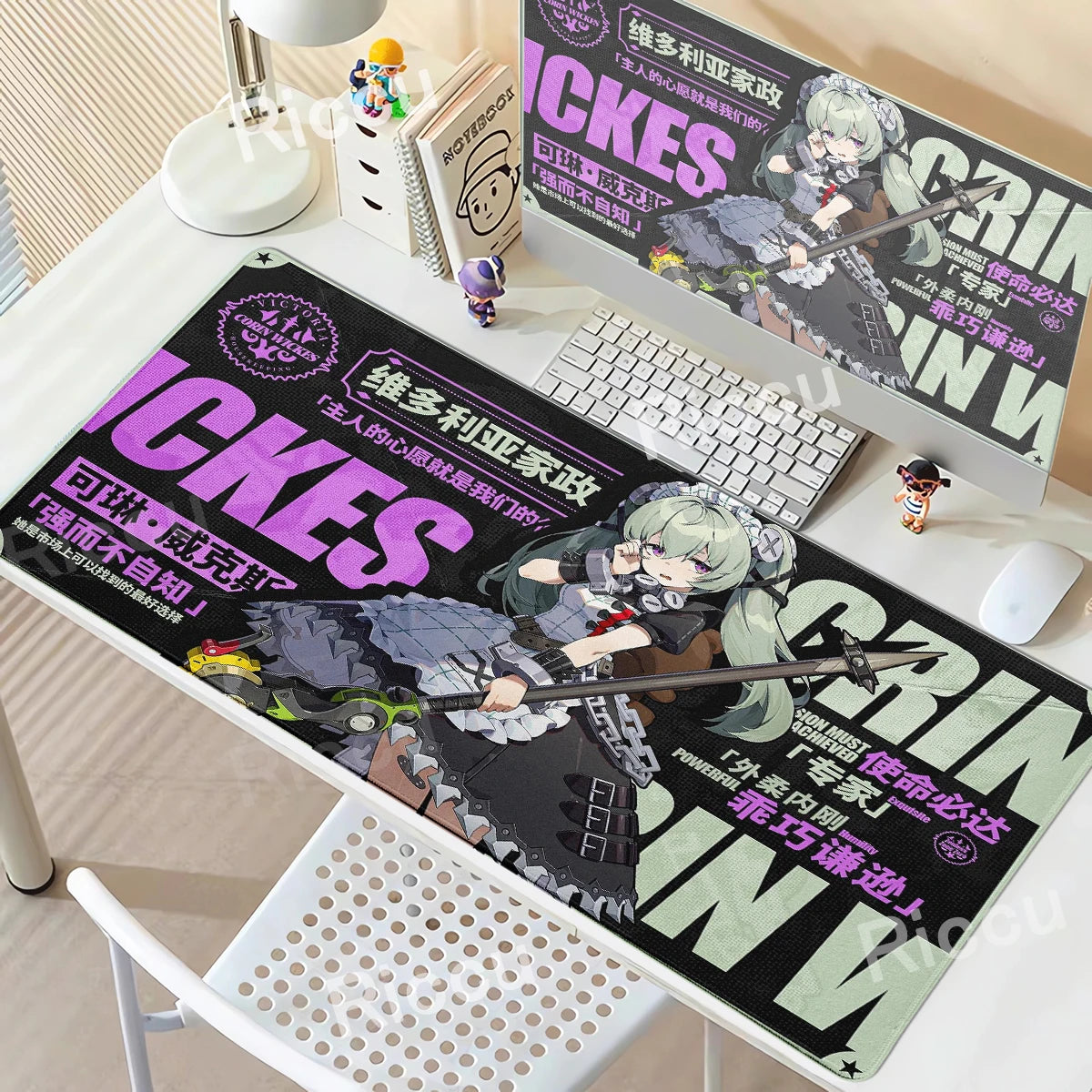 Zenless Zone Zero XXL Gaming Desk Mat – Anime Character Extended Mouse Pad (ZZZ Series)