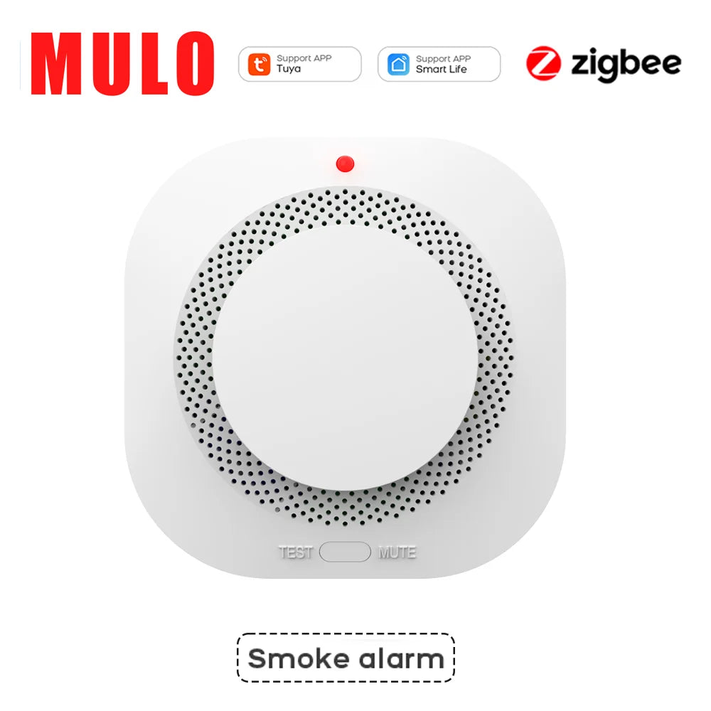 Tuya ZigBee WiFi Smart Smoke Detector – Home Security Fire Alarm Sensor