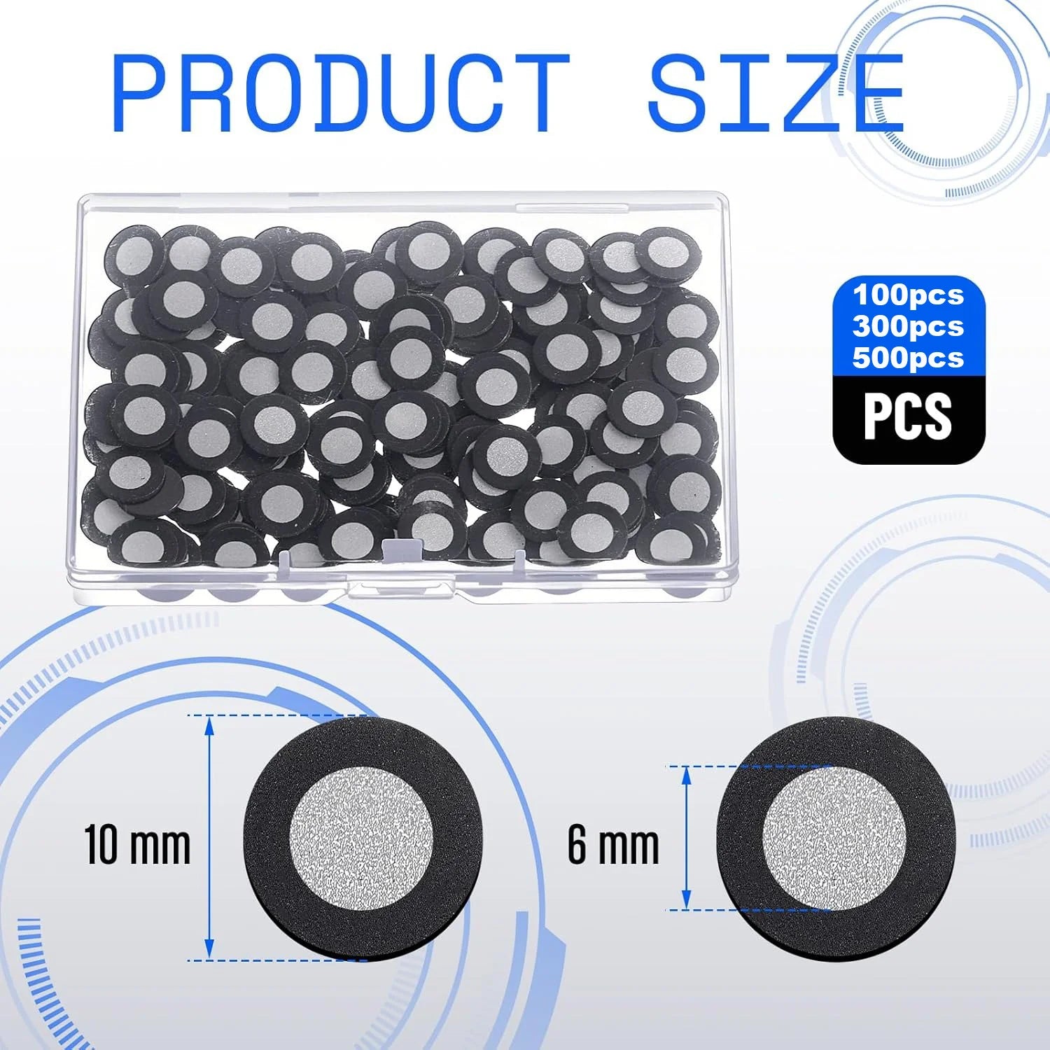 3D Magnetic Tracking Dots – Scanner Reference Point Markers 6mm / 10mm (100/200/500pcs)