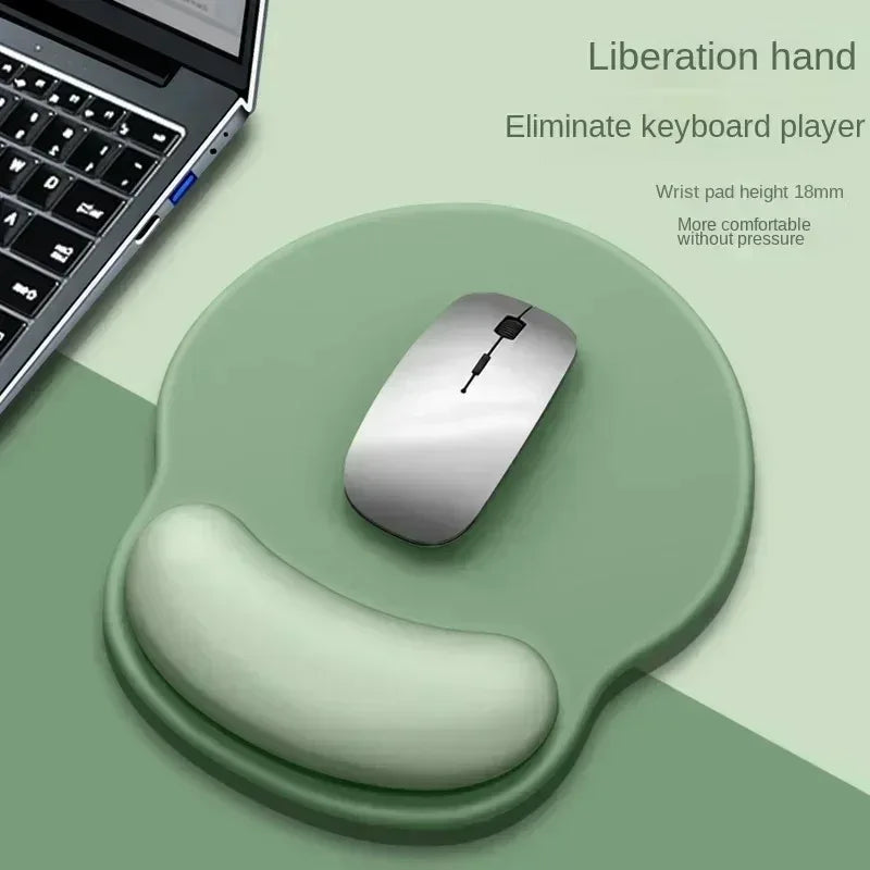 ErgoGlow Gradient Mouse Pad – Soft Wrist Support Non-Slip Silicone Desk Mat