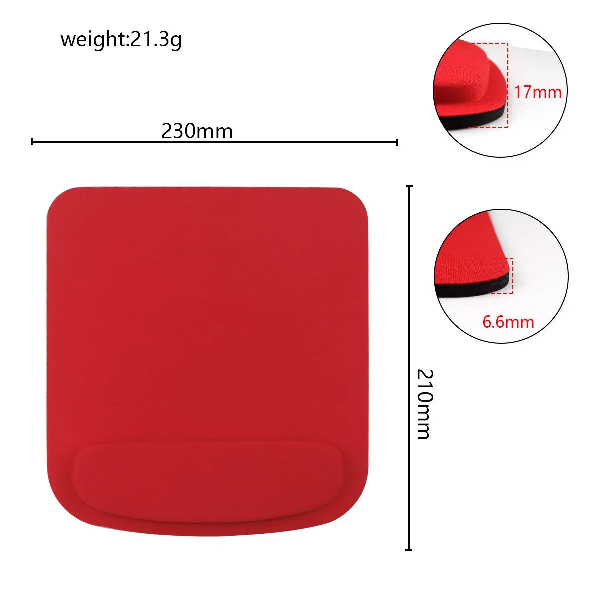 Computer Game Mouse Pad Environmental EVA Ergonomic Mousepad Wrist Pad Non-slip Comfortable Mouse Mats For Office PC Accessories