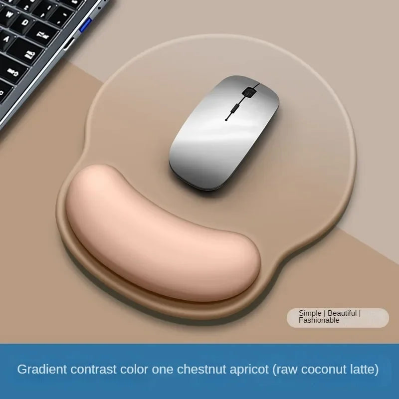 ErgoGlow Gradient Mouse Pad – Soft Wrist Support Non-Slip Silicone Desk Mat