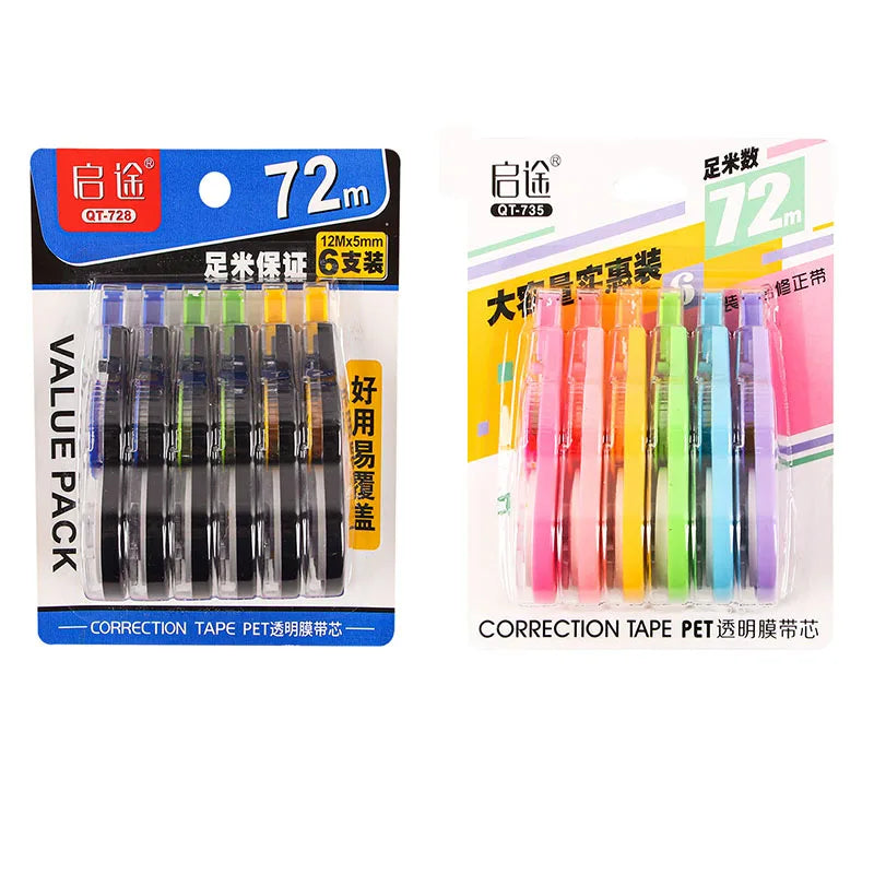 SweetFix Kawaii Correction Tape – 6PCS Cute School Essentials