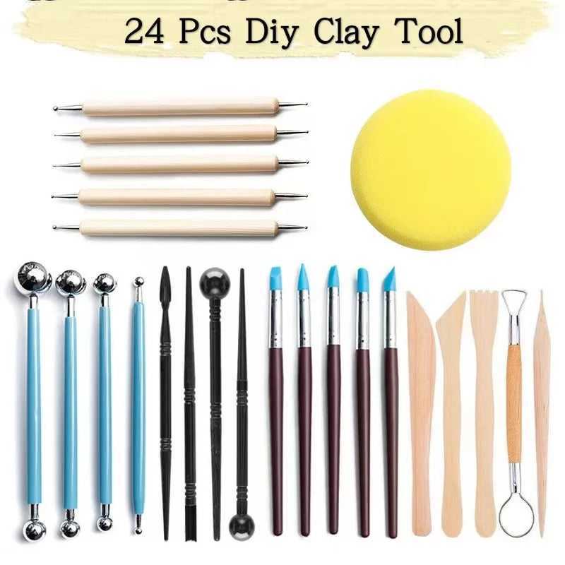 ClayKit Pottery & Clay Sculpting Tools Set – 5 to 61 Pieces with Carry Case
