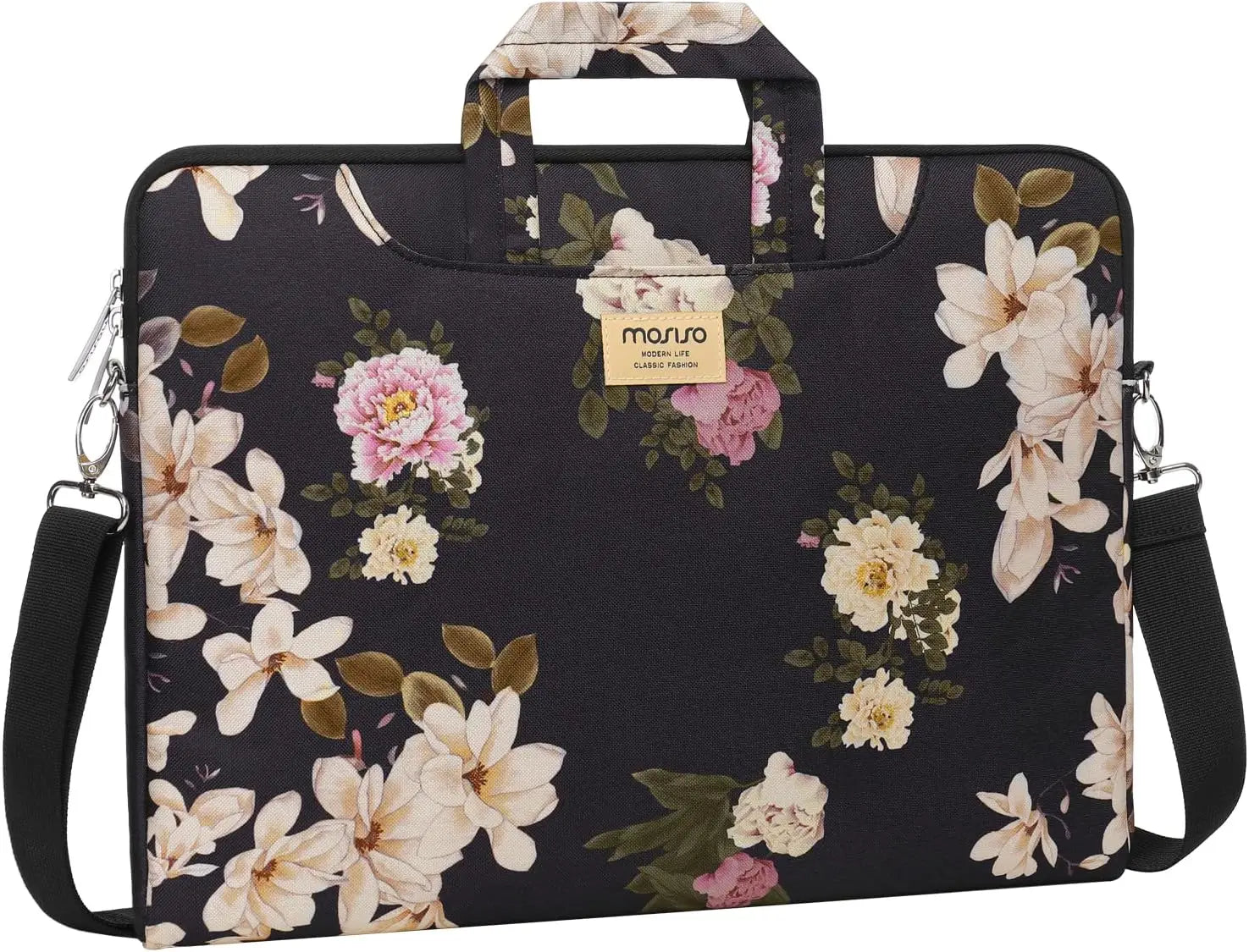 MOSISO Laptop Sleeve Bag – Briefcase & Shoulder Bag for MacBook Air, Pro & Laptops (13"–17.3")