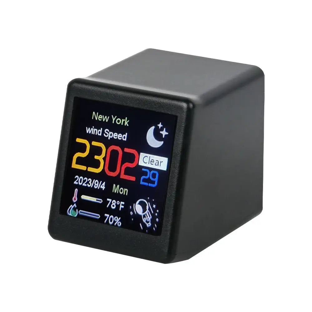 GIFTV Crystal Cube Smart Weather Clock