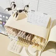 StackDesk Multi-Layer Desk Organiser – Large Capacity Pencil Holder & Storage Box