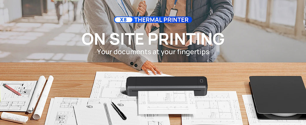 Marklife X8 Mini A4 Bluetooth Thermal Printer – Inkless Photo, PDF & Document Printing