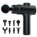 PowerGun Electric Massage Gun – Deep Tissue, 8 Heads for Back, Arms & Legs