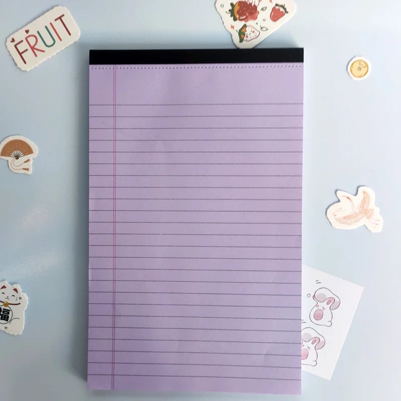 TearPad A5 Lined Tearable Memo Notebook – Portable Sticky Notes Book