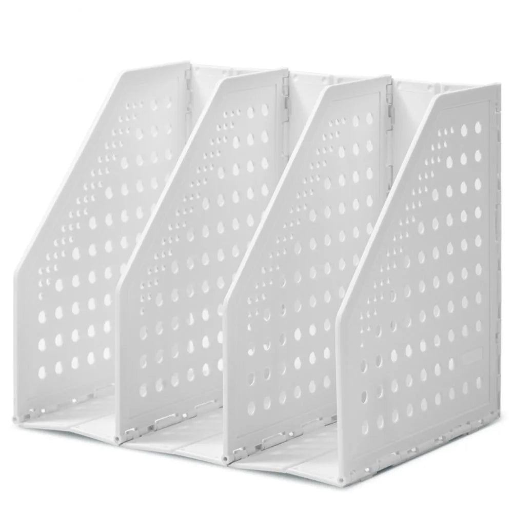 File Organizer Retractable File Holder Creative Foldable Desktop Bookend Bookshelf Adjustable File Storage Rack Office Supply