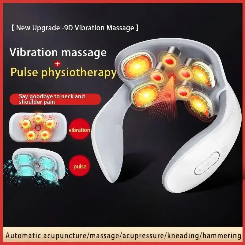 NeckEase Smart Shoulder & Neck Massager – Cervical Vibrator for Pain Relief