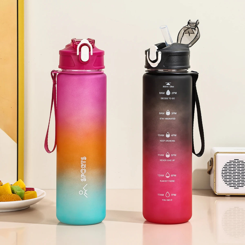 TrailSip 800ml Sports Water Bottle with Straw – Outdoor, Fitness & Cycling