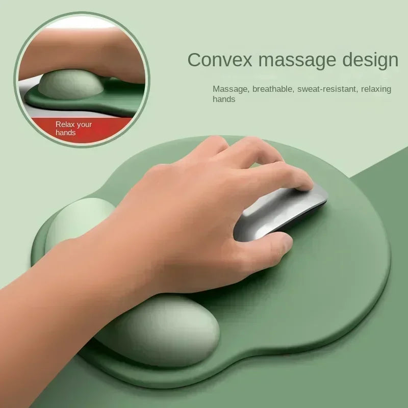 ErgoGlow Gradient Mouse Pad – Soft Wrist Support Non-Slip Silicone Desk Mat