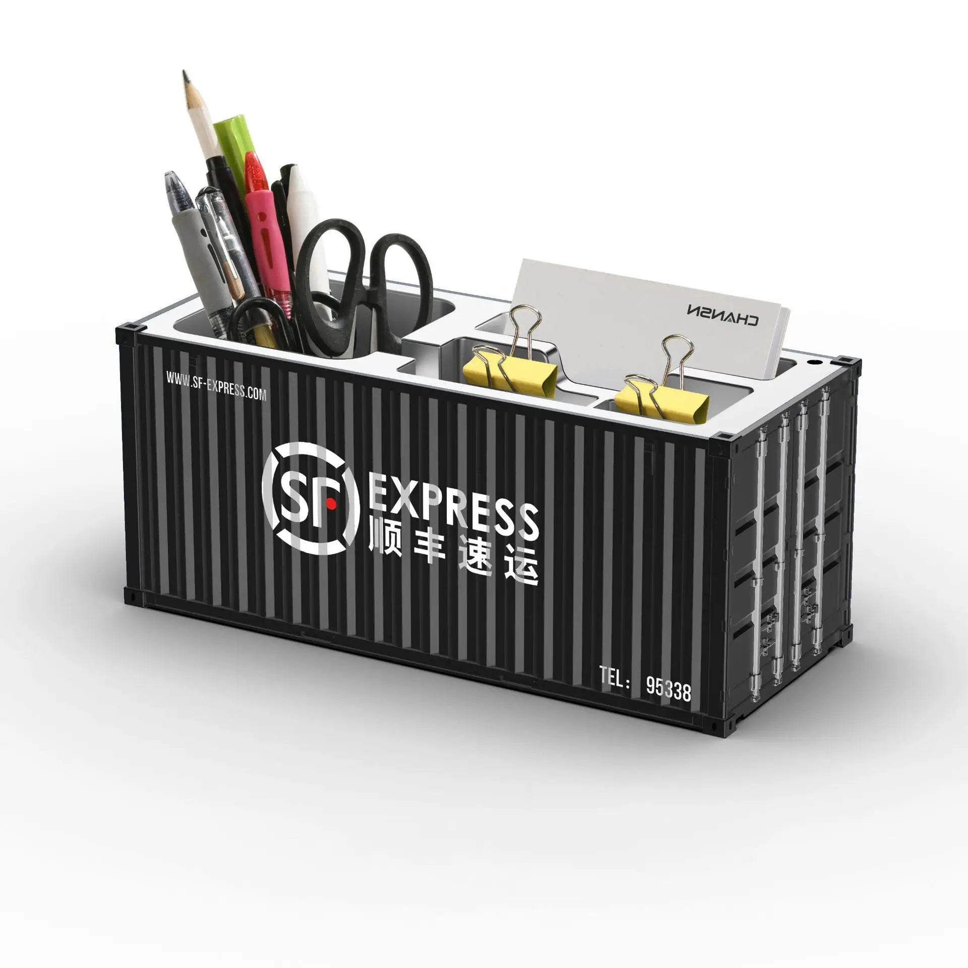 ContainerDesk Miniature Shipping Container Pen Holder – Desk Organiser & Home Decor