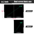 FoldWrite 14.3" Folding LCD Writing Tablet – Split Screen, Erasable
