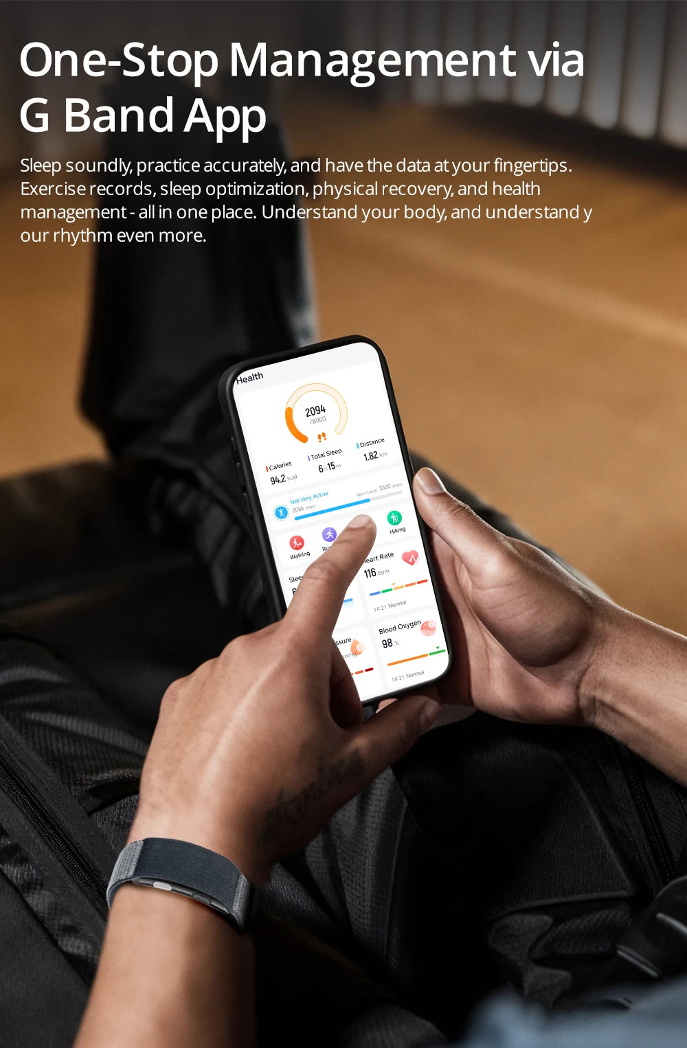 VALDUS VITRO ECG Smart Bracelet – Heart Rate, Blood Pressure & Long Battery Life