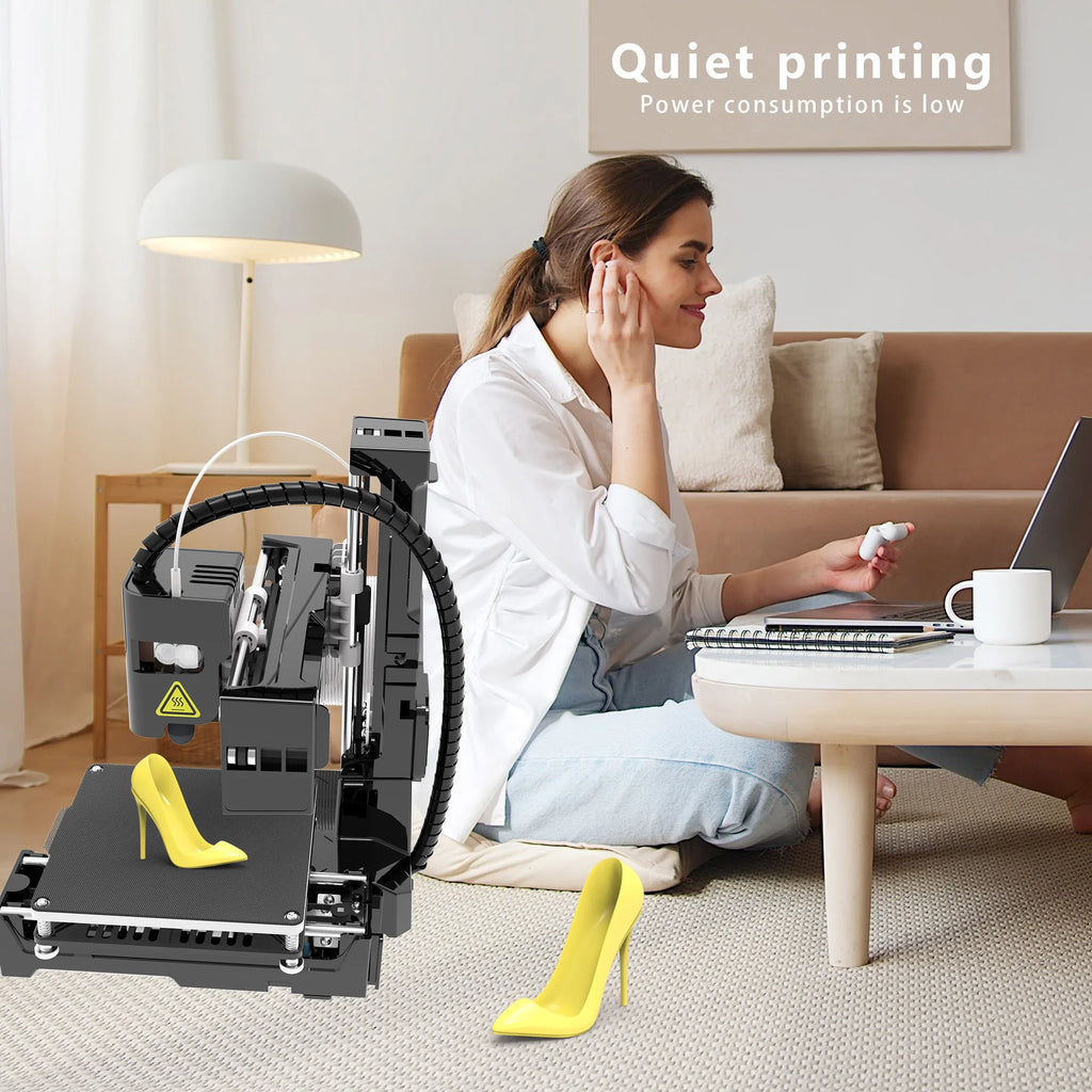 EasyThreed K9 Mini 3D Printer – Entry Level FDM, PLA & TPU Filament, 1.75mm