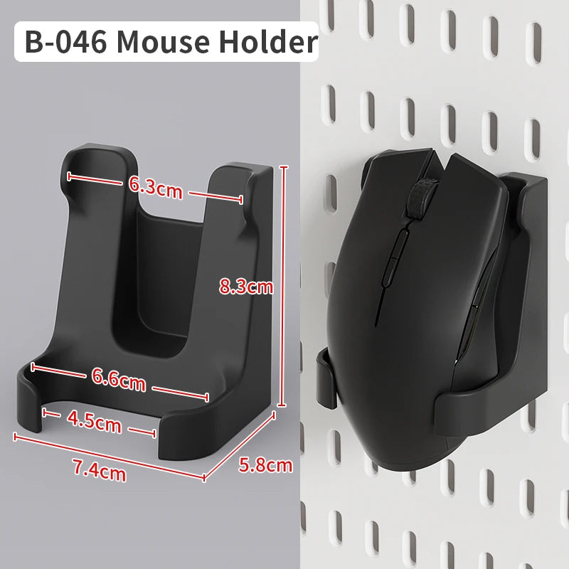 Desktop Standing Pegboard For Home And Office Use. Freely Combinable Accessories For Organizing Stationery.