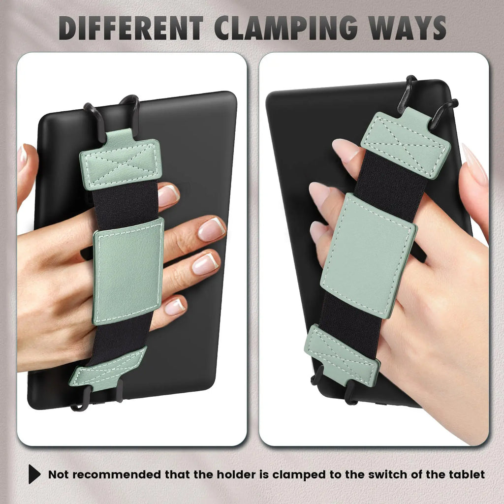 Soft Hand Strap for 6-8" Kindle eReaders Fire Tablet -Kindle/Kobo/Voyaga/Lenovo/Sony Kindle E-Book Tablet,Black High-Elasticity