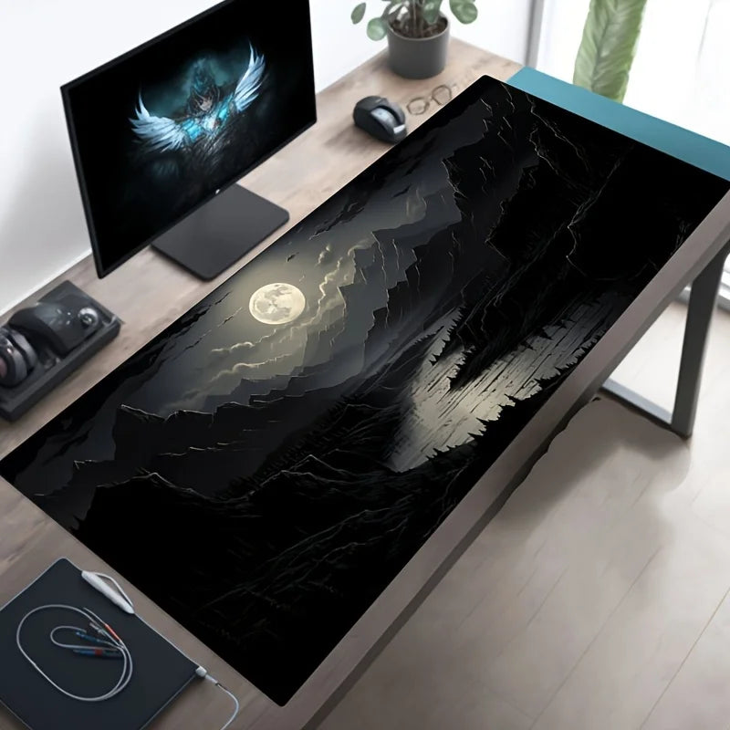 Moonlight Aura XL Desk Mat – Aesthetic Gaming Mouse Pad