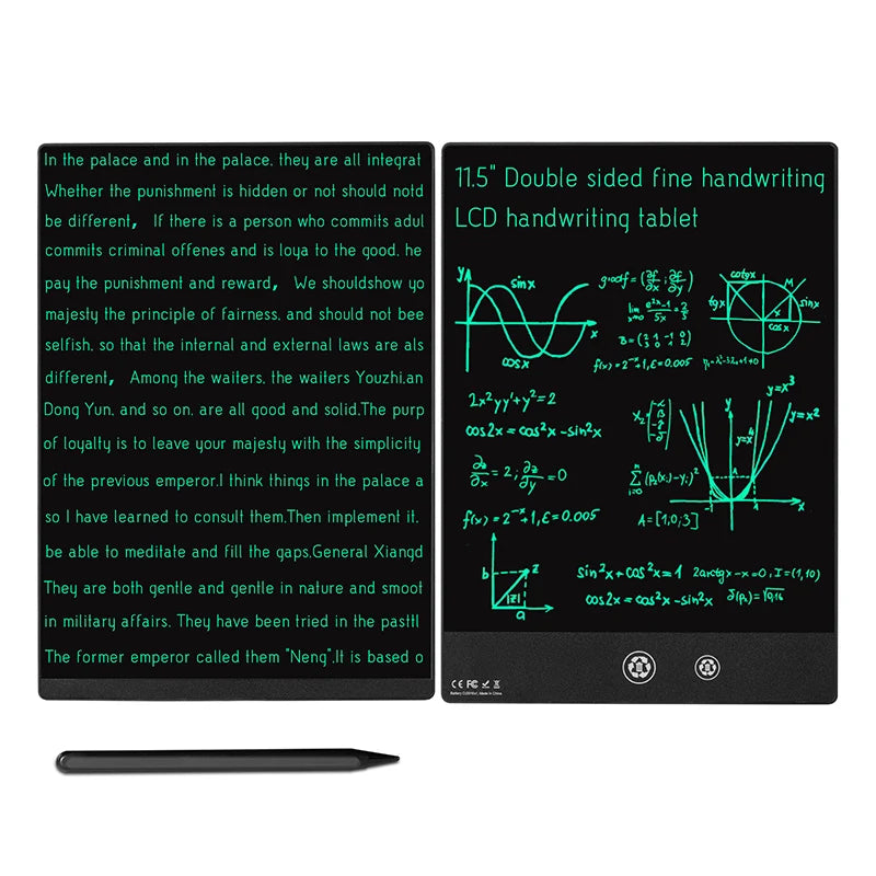 DuoWrite Double-Sided LCD Drawing Tablet – 10.5"/11.5" Kids Drawing Board
