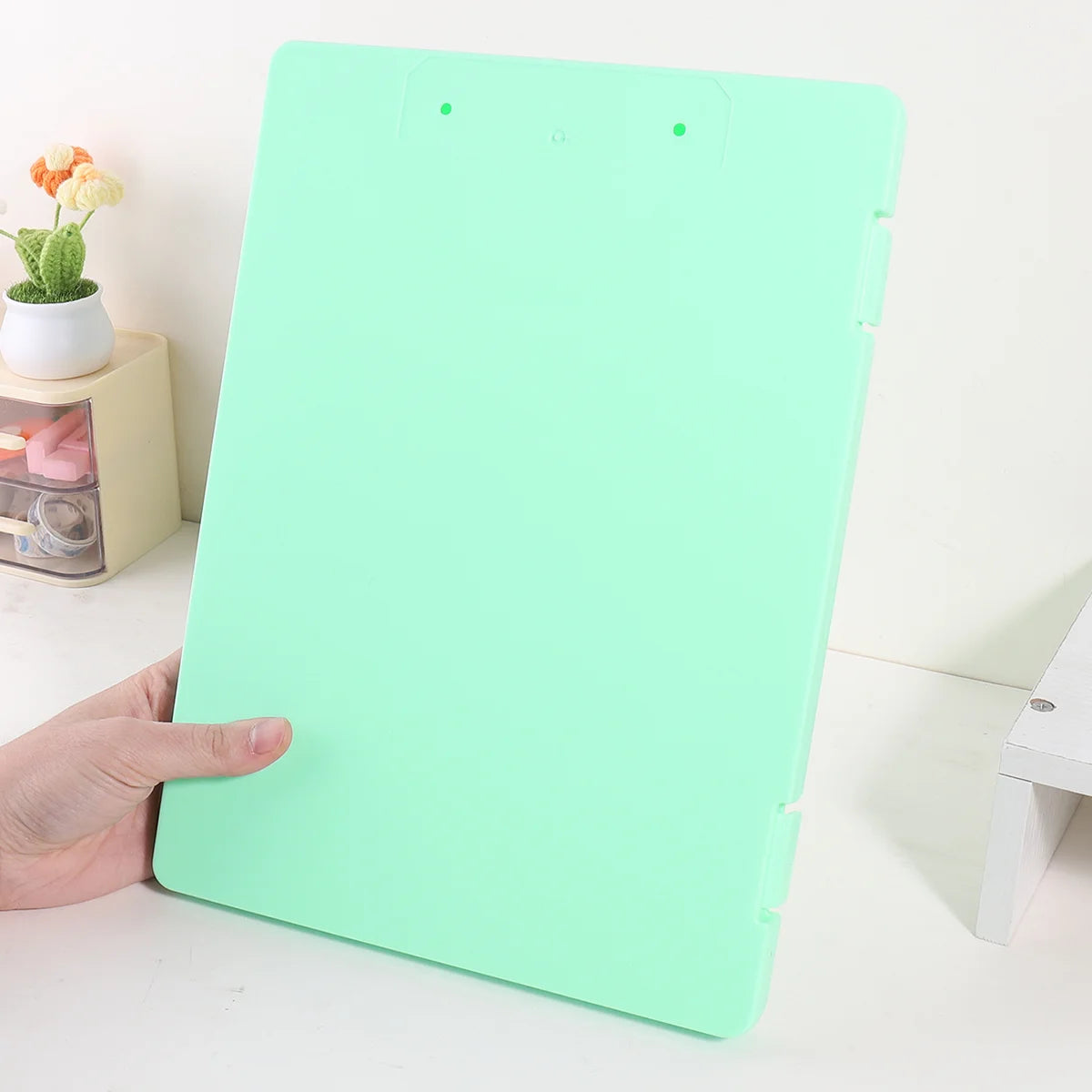 DocBox 2-in-1 A4 Writing Board & Document Storage Box – Portable Office Organiser