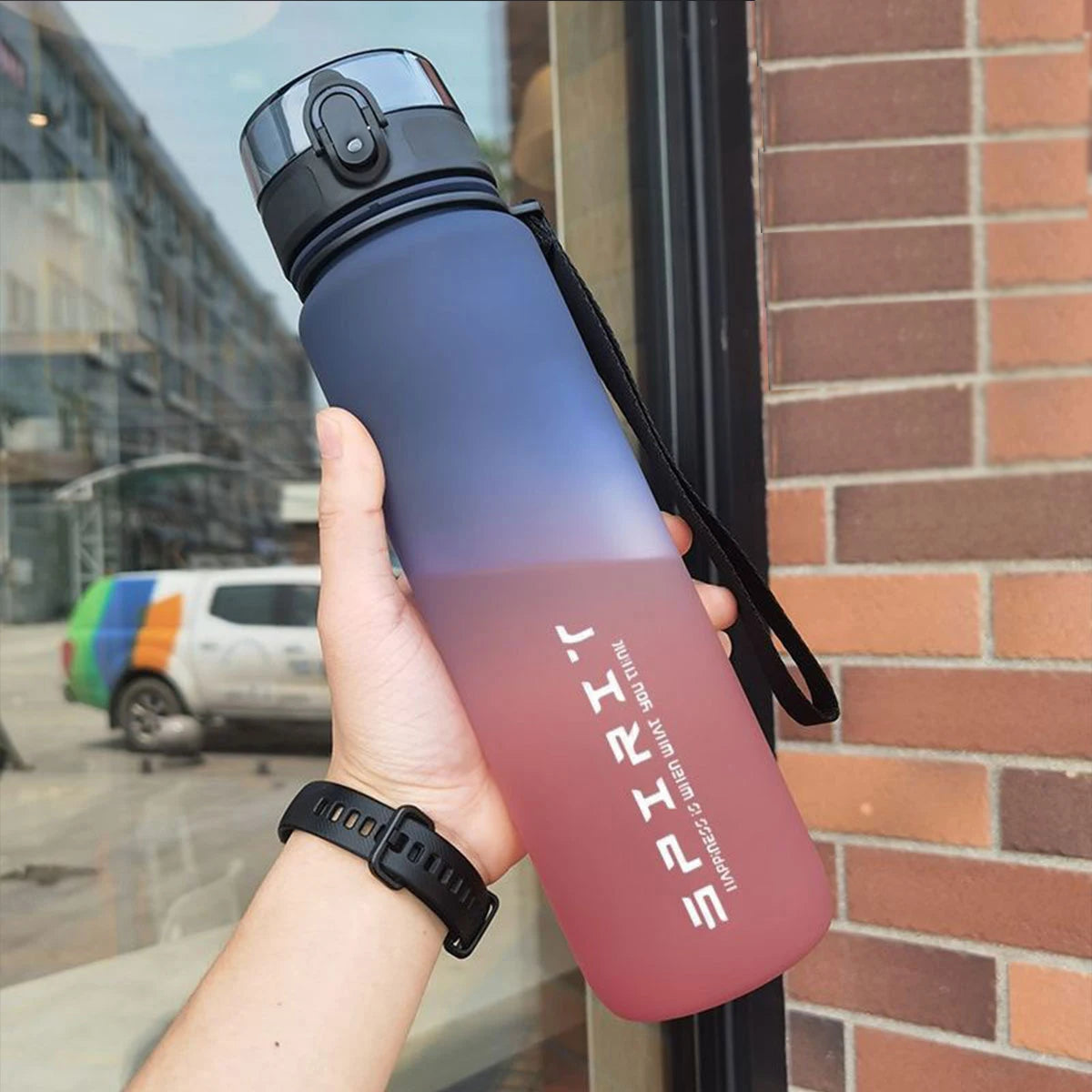 GradientSip Water Bottle – 600ml / 750ml / 1000ml, Outdoor & Gym