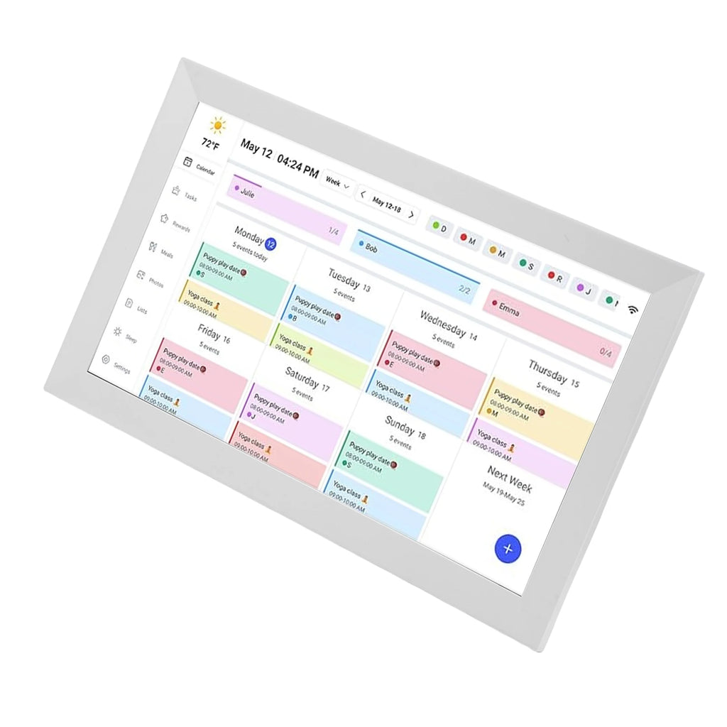 15.6" Smart Family Digital Calendar – 1080P WiFi Touchscreen Display & Interactive Planner