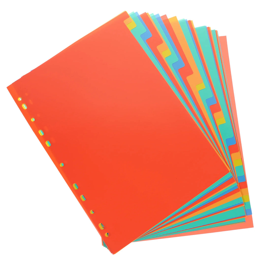 HeavyDivide 31-Sheet A4 Binder Dividers with Tabs – Heavy Duty Index Pages