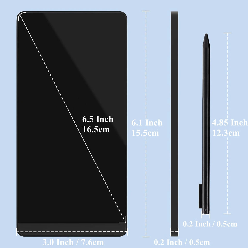 PocketWrite 6.5" LCD Digital Notepad – Portable Sketching & Drafting Tablet