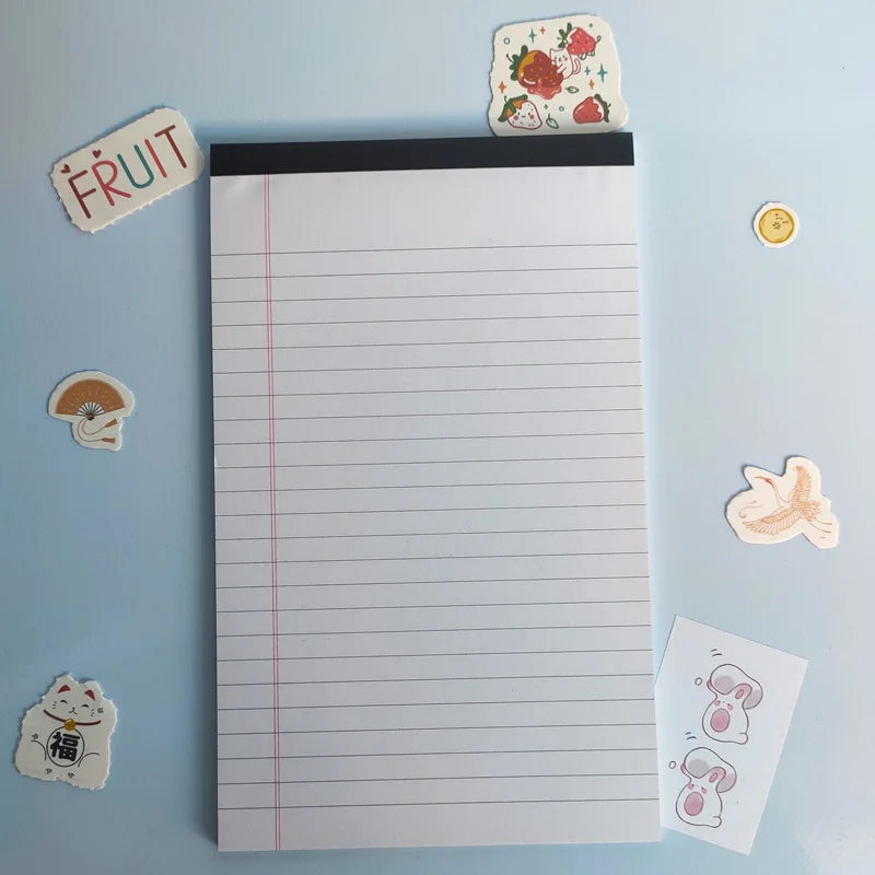 TearPad A5 Lined Tearable Memo Notebook – Portable Sticky Notes Book