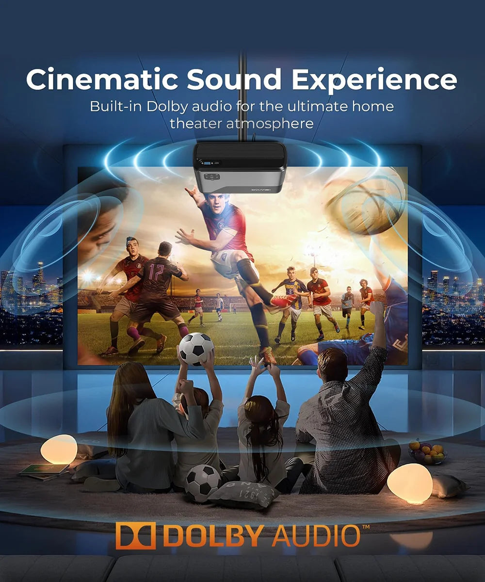 CinemaX A8 Google TV 4K Smart Projector