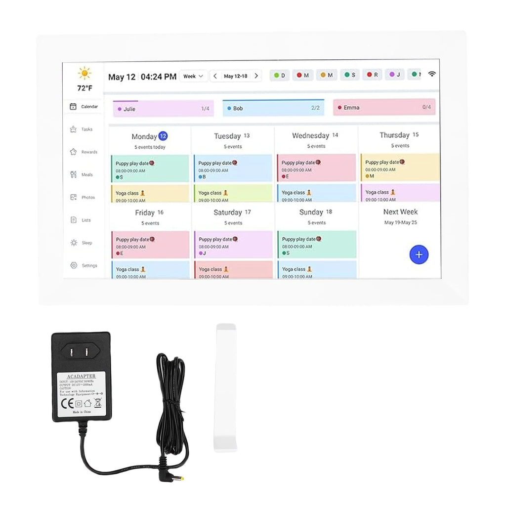 15.6" Smart Family Digital Calendar – 1080P WiFi Touchscreen Display & Interactive Planner