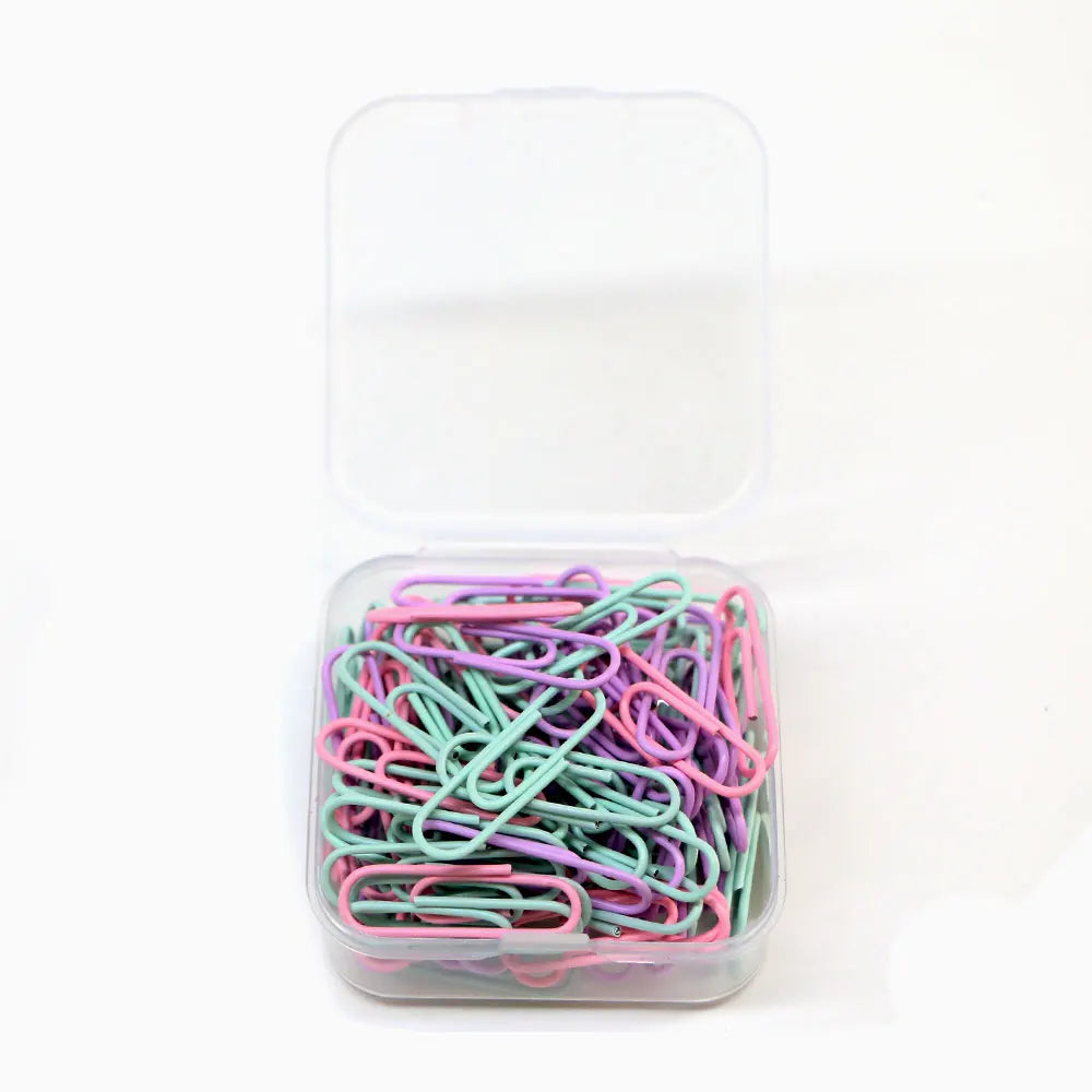 ColorClip 160-Pack Stainless Steel Paper Clips