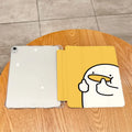 Fun Duck Thumbs-Up iPad Case – Protective TPU Cover for iPad Pro 10/11", Air 3rd–5th Gen, Mini 6