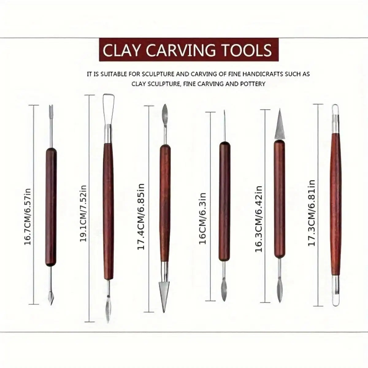 ClayKit Pottery & Clay Sculpting Tools Set – 5 to 61 Pieces with Carry Case