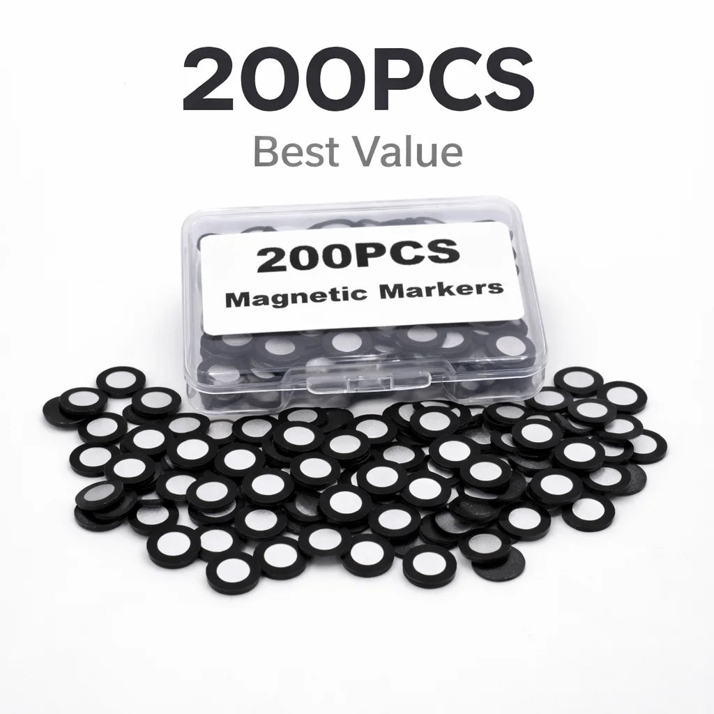 3D Magnetic Tracking Dots – Scanner Reference Point Markers 6mm / 10mm (100/200/500pcs)