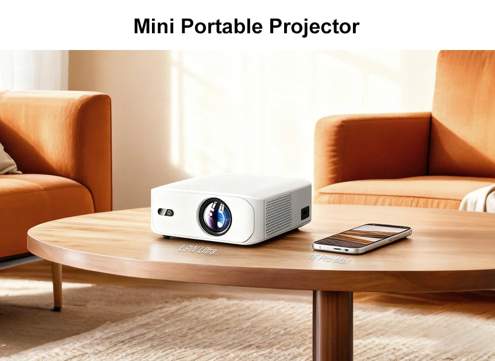 LumiBeam L9W 4K Mini Portable Projector