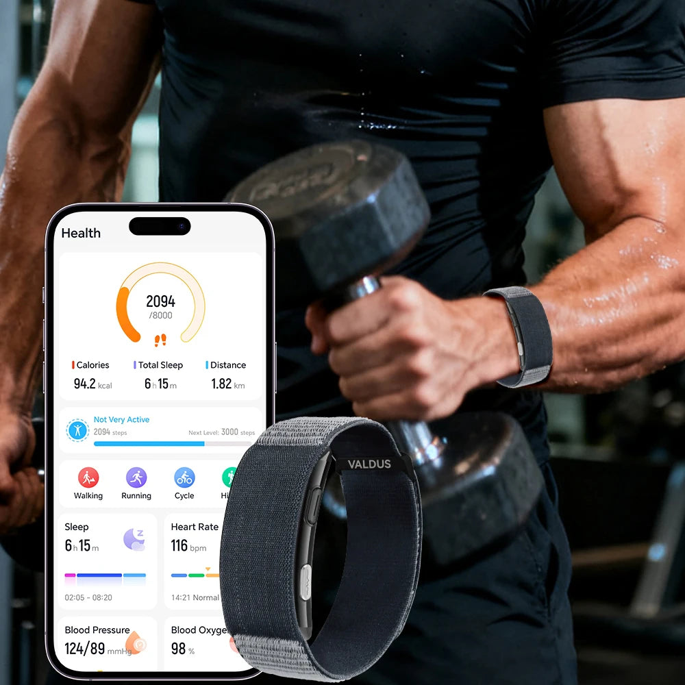 VALDUS VITRO ECG Smart Bracelet – Heart Rate, Blood Pressure & Long Battery Life