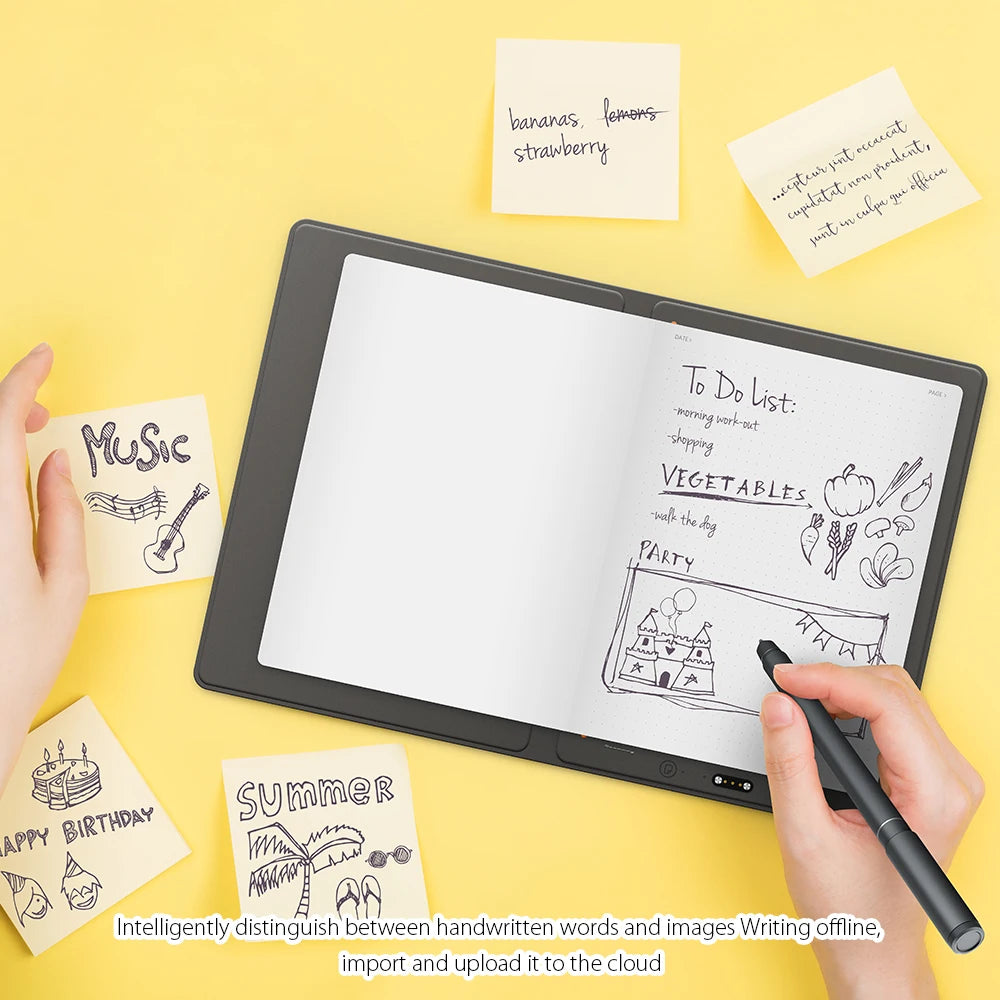 XPPen Note Plus Bluetooth Smart Notebook – A5, Battery-Free Pen, iOS & Android