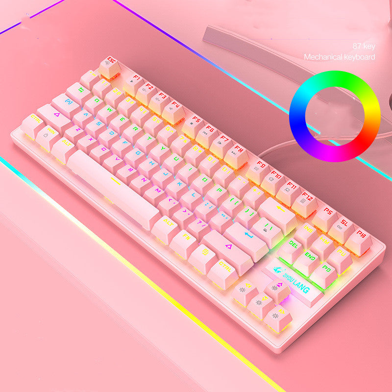 RGB Gaming Keyboard – Backlit Mechanical-Feel Keys for PC, Laptop & Office