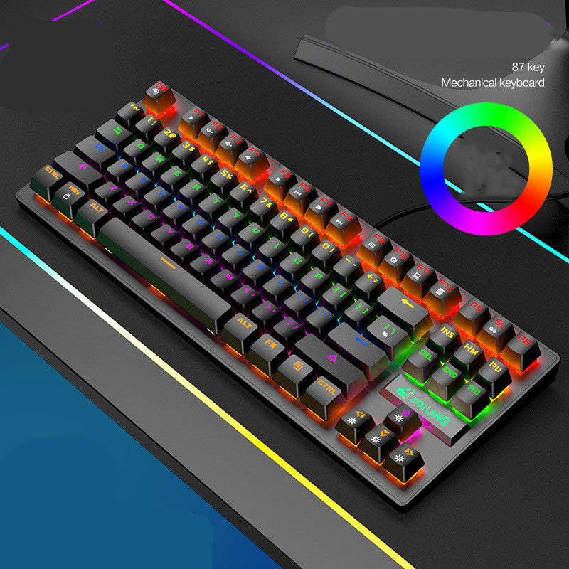 RGB Gaming Keyboard – Backlit Mechanical-Feel Keys for PC, Laptop & Office