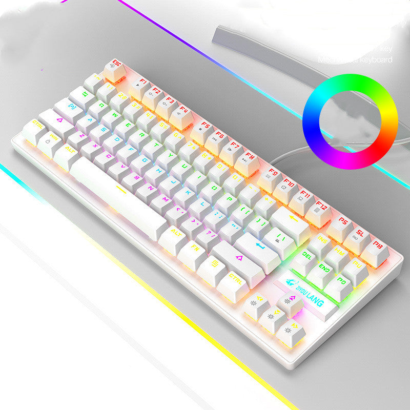 RGB Gaming Keyboard – Backlit Mechanical-Feel Keys for PC, Laptop & Office